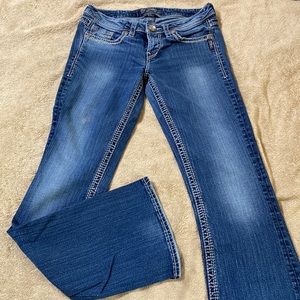 SILVER LOLA BOOTCUT BLUE JEANS
